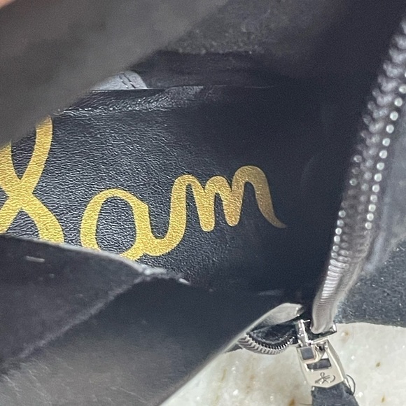 Sam Edelman boots thigh high Sable suede black sz 6 - Picture 10 of 13